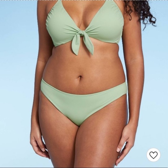 Shade & Shore Other - (XL)- Shade & Shore Women's Hipster Bikini Bottom - Green